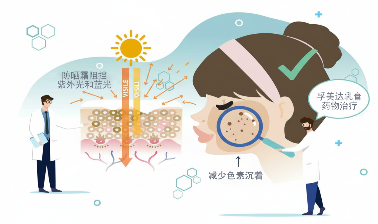 黄褐斑治疗时必须用什么样的防晒霜？